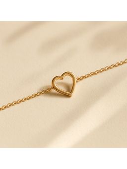 ANUSHKA JAIN JEWELLERY - Hollow Heart Bracelet