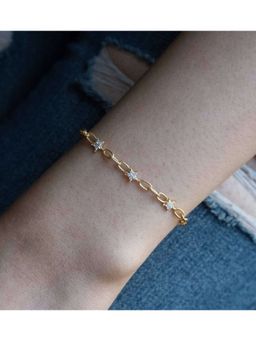 ANUSHKA JAIN JEWELLERY - Triple Star Chain Bracelet