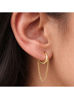 ANUSHKA JAIN JEWELLERY - Chained Small Stud Earrings
