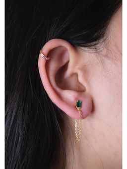 ANUSHKA JAIN JEWELLERY - Haley Drop Ear Chain