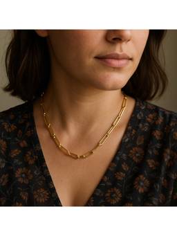 ANUSHKA JAIN JEWELLERY - Paper Clip Chain
