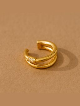 ANUSHKA JAIN JEWELLERY - Double Row Ear Cuff