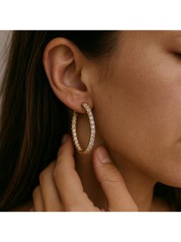 ANUSHKA JAIN JEWELLERY - Inside Out Hoop Earring