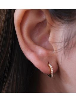 ANUSHKA JAIN JEWELLERY - Wave Diamond Hoops