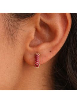 ANUSHKA JAIN JEWELLERY - Ruby Bold Stud Earrings