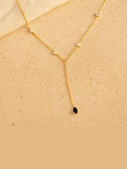 ANUSHKA JAIN JEWELLERY - Sapphire Duet Lariat Necklace