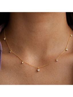 ANUSHKA JAIN JEWELLERY - Drop Diamond Necklace