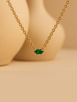 ANUSHKA JAIN JEWELLERY - Marquise Emerald Necklace