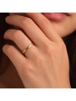ANUSHKA JAIN JEWELLERY - 2Mm Matte Ring
