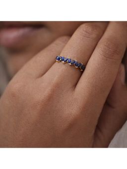 ANUSHKA JAIN JEWELLERY - Sapphire Marquise Band