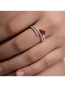 ANUSHKA JAIN JEWELLERY - Scarlet Spiral Ring
