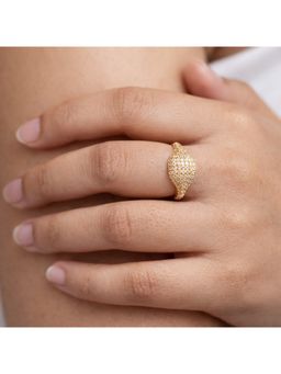 ANUSHKA JAIN JEWELLERY - Soft Pink Signet Ring