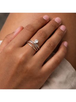 ANUSHKA JAIN JEWELLERY - Spiral Diamond Ring