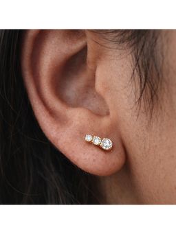 ANUSHKA JAIN JEWELLERY - Diamond Line Studs