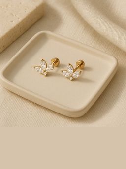 ANUSHKA JAIN JEWELLERY - Leafy Studs