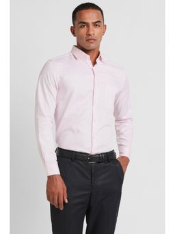 Peter England - Men Pink Slim Fit Formal Shirt