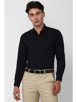 Peter England - Men Black Slim Fit Formal Shirt