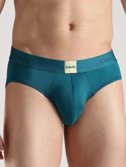Calvin Klein - Blue Solid Low Rise Brief