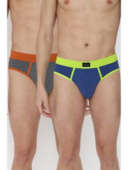 Peter England - Men Multi Solid Brief (Pack of 2)