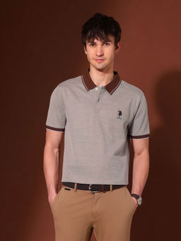 U.S. POLO ASSN. - Men's Pure Cotton Working Holiday Polo T-Shirt