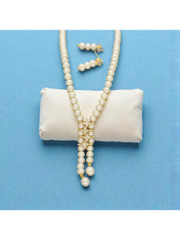 Sri Jagdamba Pearls - White Duchess Dream Pearl Necklace Set