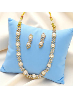 Sri Jagdamba Pearls - The Eldric Charm Pearl Necklace Set