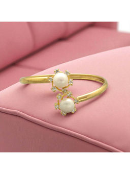 Sri Jagdamba Pearls - Glevara White Pearl Stone Studded Bracelet