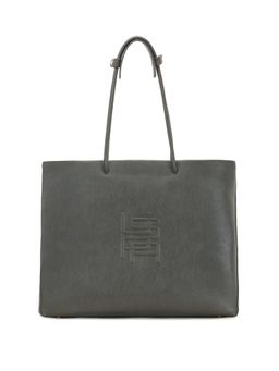 U.S. POLO ASSN. - Women Billie 2.0 Charcoal Tote Handbag (L)