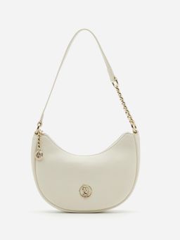 U.S. POLO ASSN. - Women Miranda 2.0 White Shoulder Bag Handbag (S)
