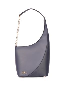 Everpret - Sora Vegan Leather Shoulder Bag For Women Navy Blue