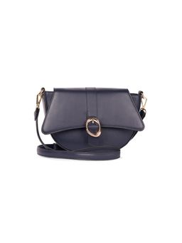 Everpret - Blake Vegan Leather Crossbody Sling Bag For Women Navy Blue