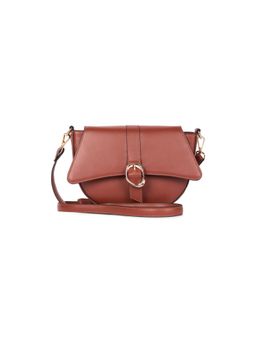 Everpret - Blake Vegan Leather Crossbody Sling Bag For Women Brown