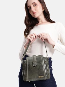 Celtic - Genuine Leather Handbag For Women With Detachable Strap