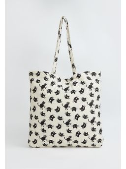 max - Women Cat Print Tote Bag