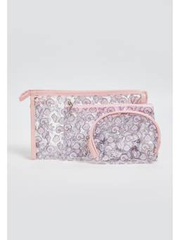 max - Women Textured Pouch Set (Pack of 3)