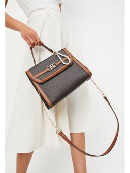 max - Women Printed Satchel Bag
