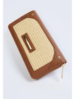 max - Women Textured Zip Around Wallet