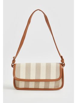 max - Women Striped Shoulder Bag