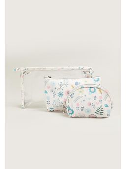 max - Women Floral Print Pouch Set (Pack of 3)