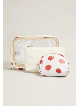 max - Women Floral Print Pouch Set (Pack of 3)