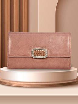 ESBEDA - Peach Color Moonstone Wallet For Women (S)