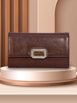 ESBEDA - Brown Color Moonstone Wallet For Women (S)