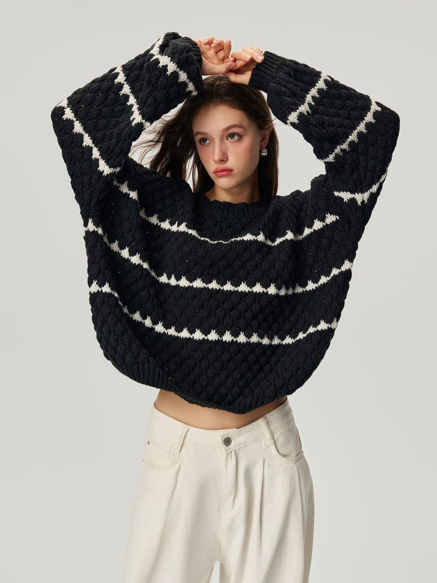 Aubin Statement Pullover In Black-image-5