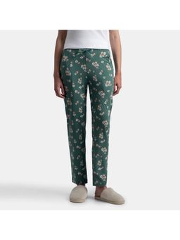 Jockey - RX09 Women Micro Modal Cotton Printed Pyjama - Sage Brush Green