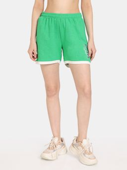 Zivame - Rosaline Easy Movement Shorts - Bright Green