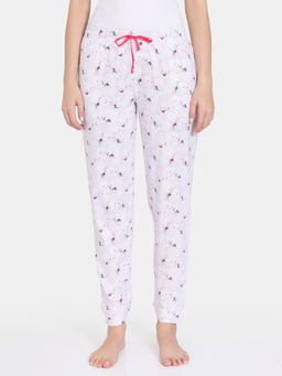 Zivame - Tell A Tail Knit Cotton Pyjama - Bright White