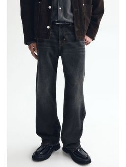 H&M - Men Black Relaxed Jeans