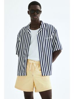 H&M - Men Blue Relaxed Fit Resort Shirt