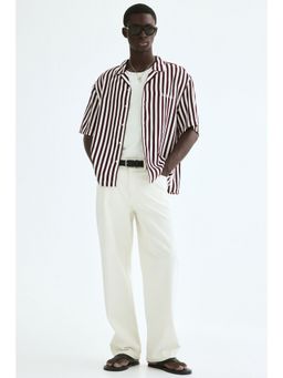 H&M - Men Red Relaxed Fit Resort Shirt