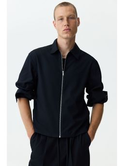 H&M - Men Black Twill Overshirt